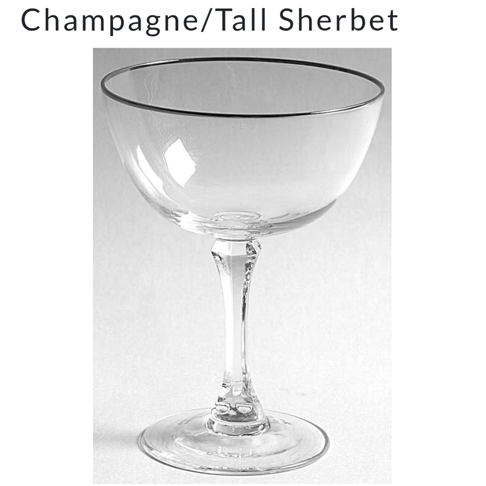 Lenox Clear Glass Champagne Coupe